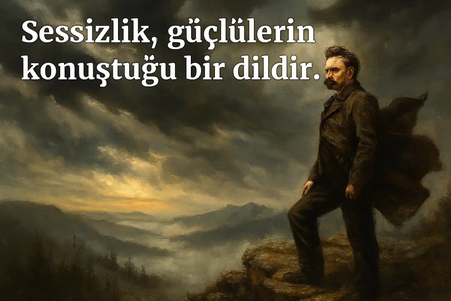 Sessizlik, güçlülerin konuştuğu bir dildir.