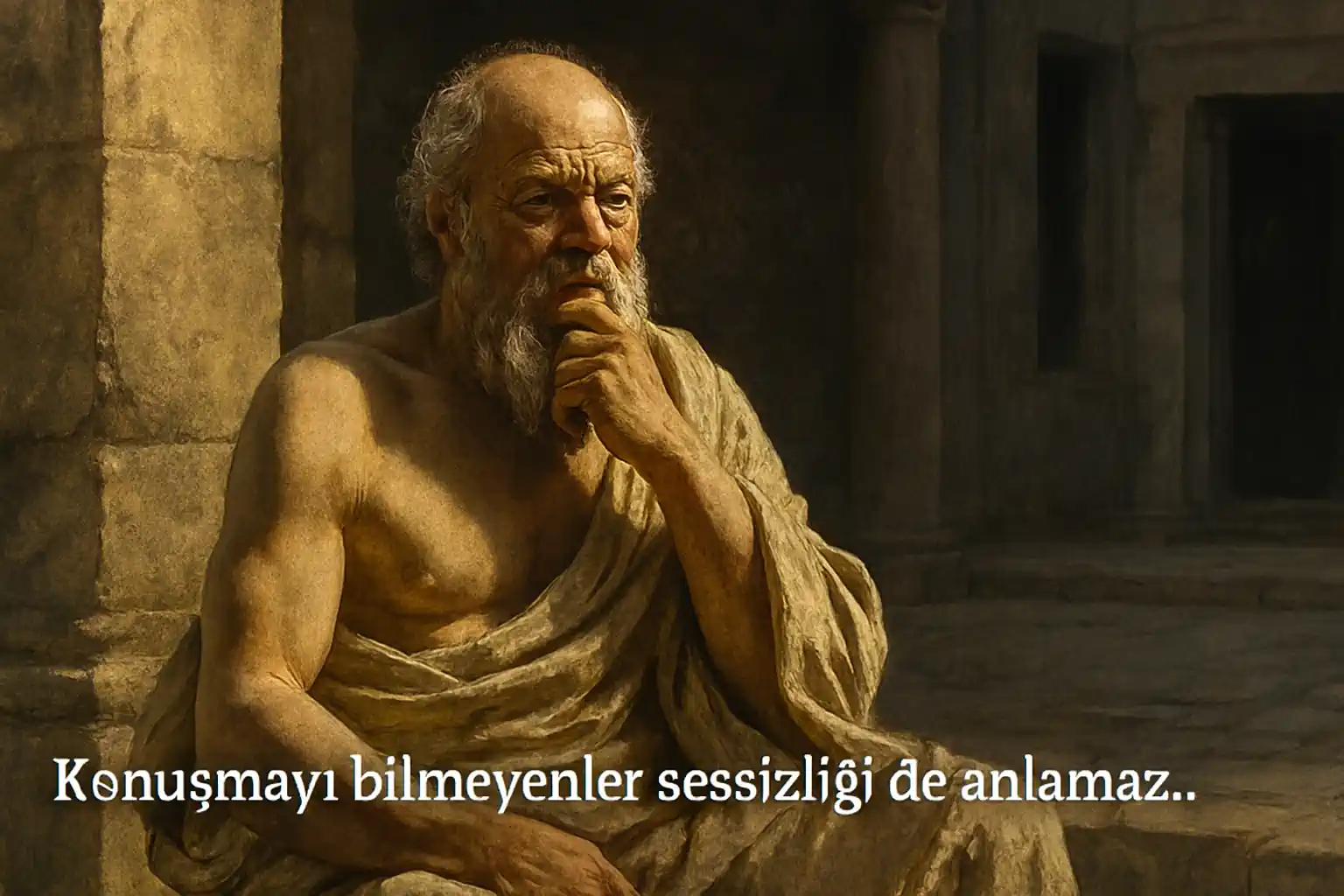 Konuşmayı bilmeyenler sessizliği de anlamaz.