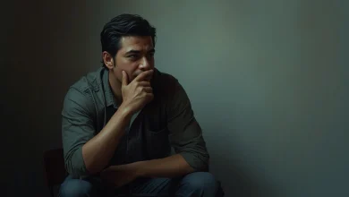 Boşluk hissiyle başa çıkmaya çalışan bir kişi