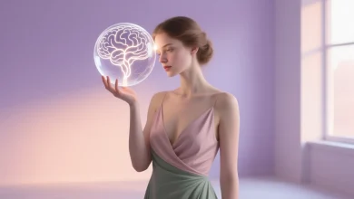 Beyin plastisitesi ile öğrenme hızını artırmayı sembolize eden sahne