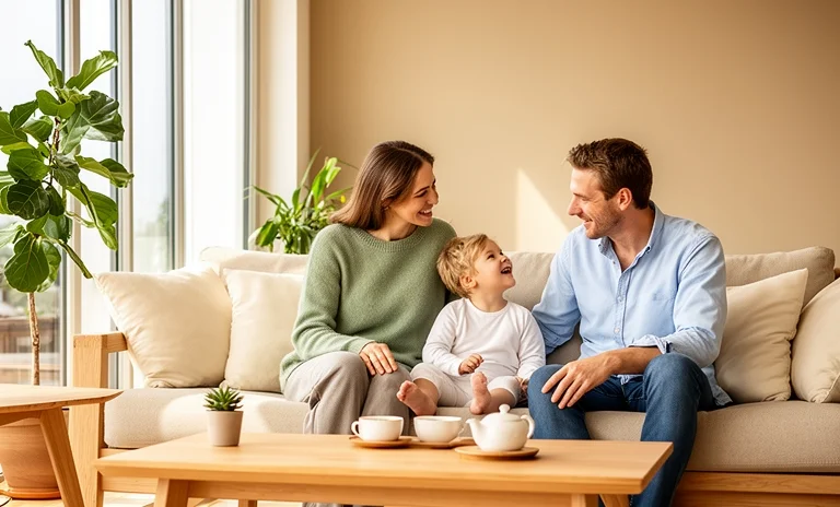 Yemek masasında sessizce oturan gergin aile üyeleri, aile içindeki huzursuzluğu ve iletişimsizliği yansıtıyor.
