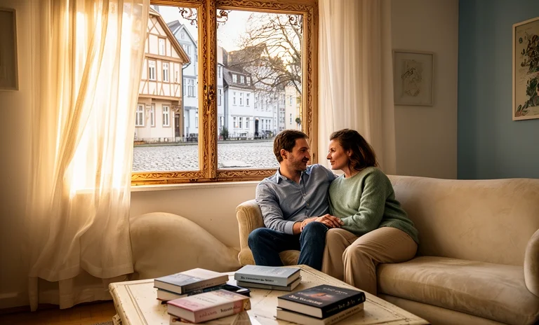 Bir tarafında geçici eğlence diğer tarafında derin bağ kuran çiftin yer aldığı evlenilecek partner seçimi görseli.