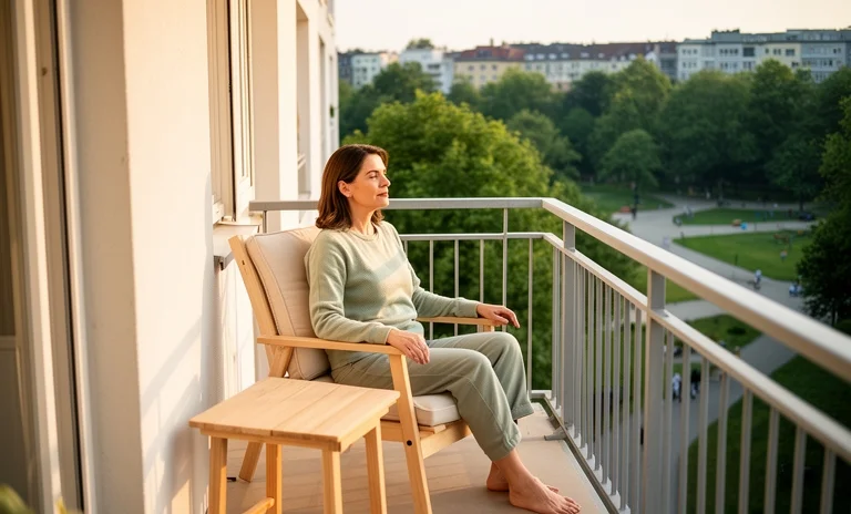 Doğada gözleri kapalı meditasyon yaparak farkındalık çalışmaları gerçekleştiren huzurlu bir kadın.